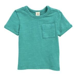 TUCKER + TATE Babies' Relaxed Pocket T-shirt In Green Holly 6M
